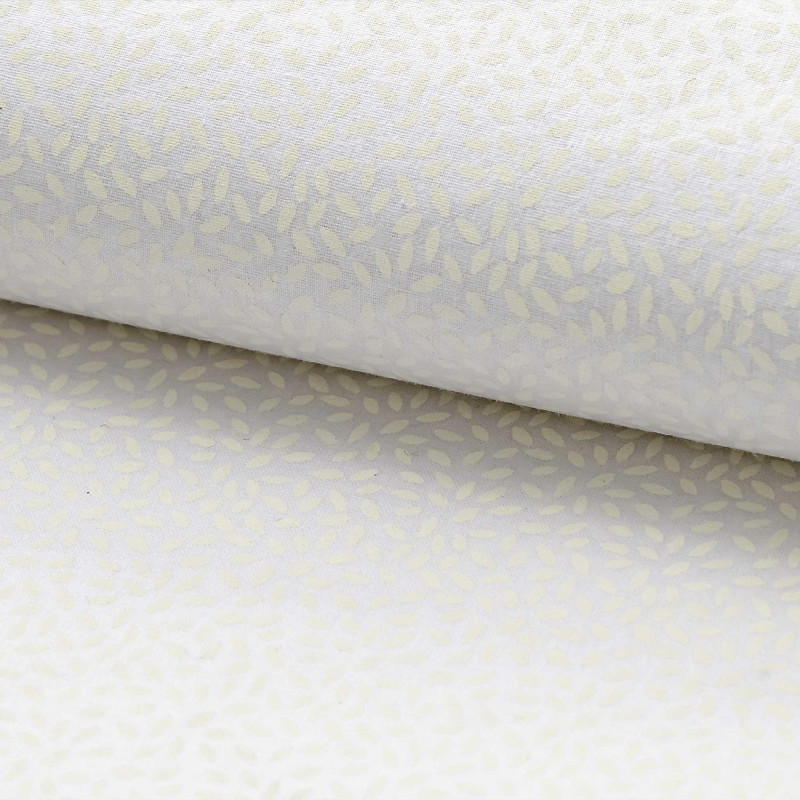Printed Cotton STIGMAT White